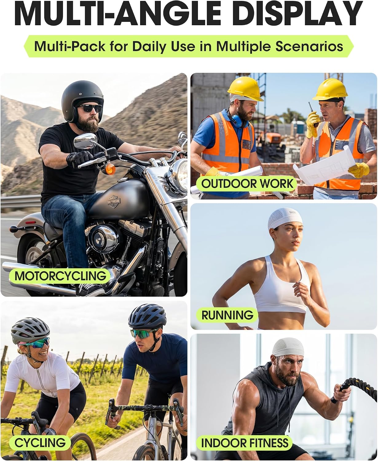 Ultimate Breathable Active Skull Caps