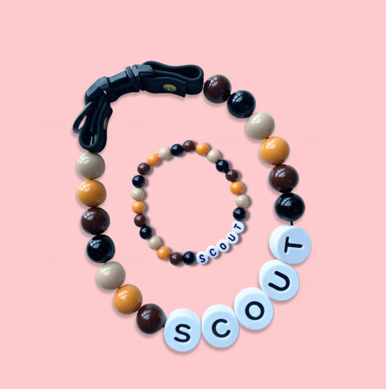 BFF Dog Collar + Matching Bracelet