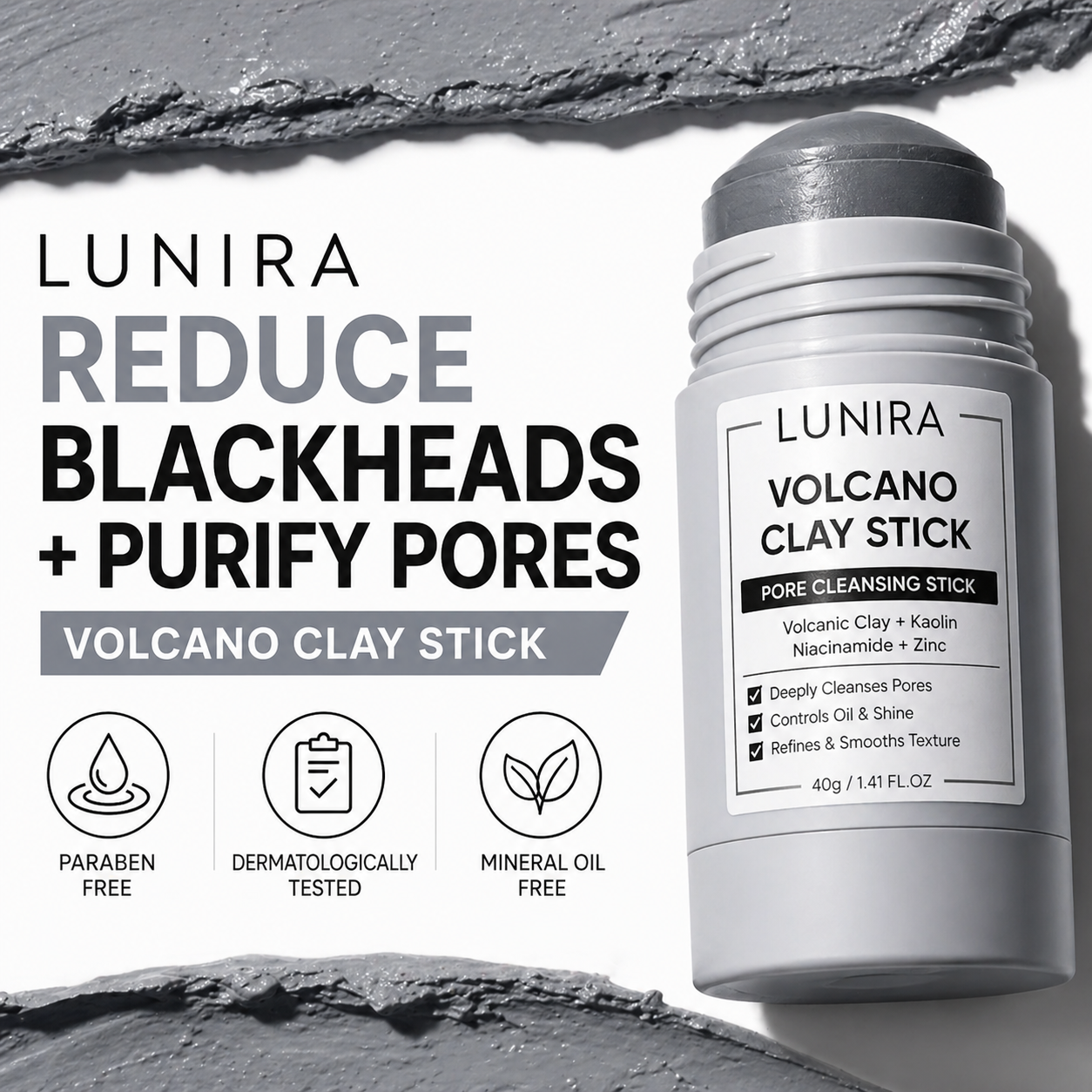 Alaska Volcano Deep Cleansing Clay Mask