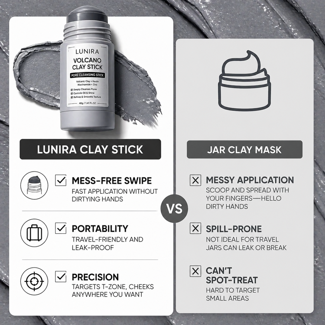 Alaska Volcano Deep Cleansing Clay Mask